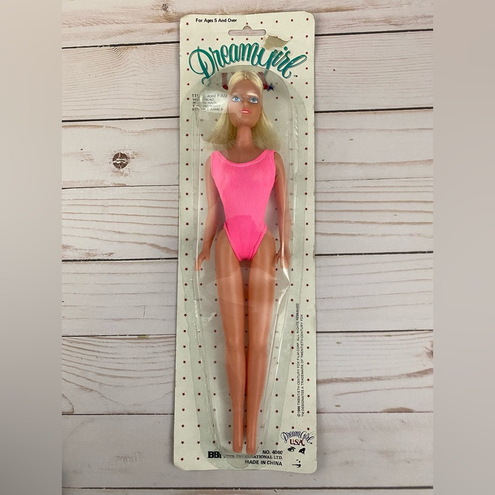 Vintage Dream Girl USA 1986 BBI Toys 11.5” Vinyl Fashion Doll 80s